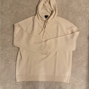 Cream Hooded Sweatshirt